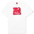 Bape 30 Th Anniversary Tee #2 - White/Red