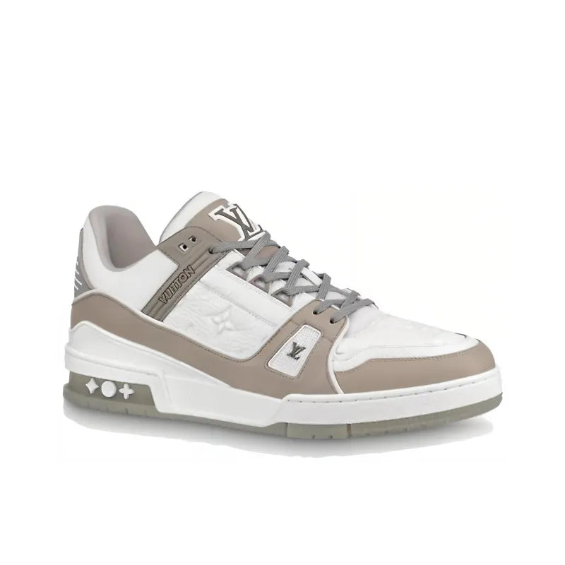 Louis Vuitton Trainer Grey White